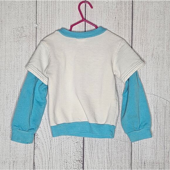 1984 Cabbage Patch Kids Ballet Dancer Blue & White Sweater, size 2T - Picture 4 of 6